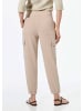 GOLDNER Kurzgröße:  Hose Hose im Cargo-Look in beige