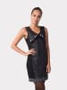 KOROSHI Perlenbesetztes Kombi-Kleid in schwarz