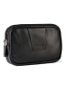 Esquire Duo Gürteltasche Leder 17 cm schwarz