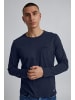BLEND Langarmshirt BHBhnicolai in Blau
