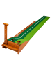 relaxdays Puttingmatte in Grün/ Natur - (B)37,5 x (H)49 x (T)300 cm