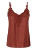 Cream Jersey-Top ärmellos CRANNA A-shape in Brandy Snifter