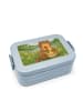 Mr. & Mrs. Panda Bento Box Otter Blumenstrauß Design ohne Spruch in Blau Pastell