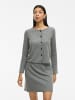 Vila Strickjacke in Medium Grey Melange