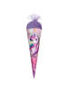 Schultüte klein 22 cm Einhornportrait in Rosa