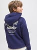 JACK & JONES Junior Hoodie JORNORREBRO TYPO BACK SWEAT HOOD JNR in ocean cavern