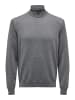Only&Sons Pullover ONSWYLER LIFE ROLL NECK in Grau