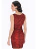 faina Women Dress in red black