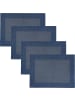 Erwin Müller Tischset 4er-Pack Lissabon in blau