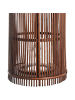 Beliani Laterne JAWA in Braun - (W) 24 x (H) 50 x (L) 24 cm