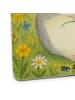 Mr. & Mrs. Panda Glasuntersetzer Chinchilla Blume Design ohne Sp... in Weiß
