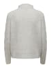 JDY Strickpullover in Super Light Grey Melange