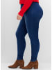 sheego Jeans-Leggings in blue denim + dark blue denim