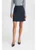 b. young BYMMMIDDE SHORT SKIRT - A-Linie in Navy Pinstripe Mix