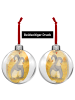 Mr. & Mrs. Panda Weihnachtshänger Pinguine Kuscheln Design ohne ... in Weiß