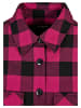 Urban Classics Urban Classics Damen Ladies Flanell Padded Overshirt in wildviolet/black