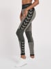 Hummel Leggings Hmlclea Damen in CHATEAU GRAY/BLACK MELANGE