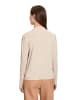 BETTY & CO Rollkragenshirt mit Lurexfaden in Grau
