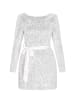 NAEMI Women Dress in Silver