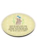 Mr. & Mrs. Panda magnet Hase Blume mit Spruch in Gelb Pastell