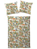 Traumschloss Satin Bettwäsche Garnitur - Toskana-Flair in bunt