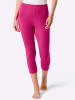 WITT WEIDEN Leggings 3/4-lang in schwarz + fuchsia