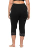 Ulla Popken Caprihose in schwarz
