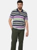 Charles Colby Poloshirt EARL MORTBERT in dunkelblau gestreift