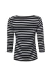 More & More Shirt in marine weiß