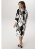 Aniston PLUS Jerseykleid in schwarz-weiß