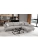MF Design Lardo Recamiere Rechts in Grau -  (L) 191 x (B) 276 x (H) 90 cm