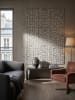 KADIMA DESIGN Teppich Kurzflor Strapazierfähig ARLEN Zickzack Muster Wohnzimmer in Grau