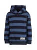 Band of Rascals Kapuzenpullover " Striped " in blau