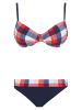 s.Oliver Bügel-Bikini in marine-kariert