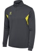 Hummel Halbreißverschluss Jacke Hmlauthentic Multisport Herren in ASPHALT/SULPHUR SPRING