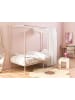 Beliani Einzelbett SORMERY in Beige - (W) 101 x (H) 180 x (L) 207 cm