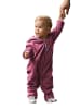 Hoppediz Overall Fleece-Overall mit Umschlagbündchen in beere