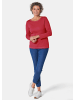 GOLDNER Basic T-Shirt aus reiner Baumwolle in rot