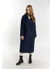 DreiMaster Vintage Damen Übergangsmantel Aus Wollgemisch in Dunkelmarine