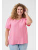 KAFFE curve Kurzarm-Bluse KCmui Regular fit in Rosebloom CC