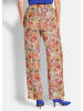 GOLDNER Kurzgröße:  Schlupfhose mit floralem Print in bunt / gemustert