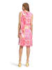 Betty Barclay Chiffonkleid ohne Arm in Rosé/Yellow