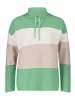 BETTY & CO Strickpullover mit Color Blocking in Green-Nature