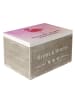 Mr. & Mrs. Panda Erinnerungskiste Flamingo Classic mit Spruch in Aquarell Pink