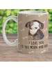 Mr. & Mrs. Panda Schulkind Tasse Hund Entspannen mit Spruch in Hundeglück