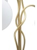 Mauro Ferretti Tischleuchte aus goldenem Metall mit 4 Glaskugeln, Ø 53 x 74 cm