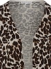 Marie Lund Strickjacke in beige schwarz - 0001