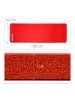 relaxdays 2 x Yogamatte in Rot - (B)60 x (H)1 x (T)180 cm