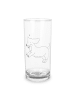 Mr. & Mrs. Panda Wasserglas Hund Dackel ohne Spruch in Transparent