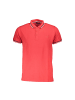 cavalli CLASS Rotes Baumwoll-Polohemd